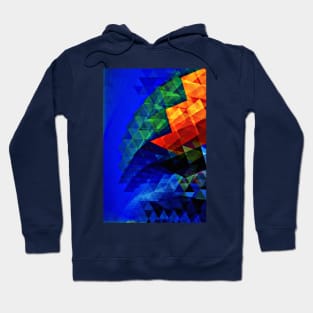 Solar Landscape ∆∆∆∆ Geometric Vector Design Hoodie